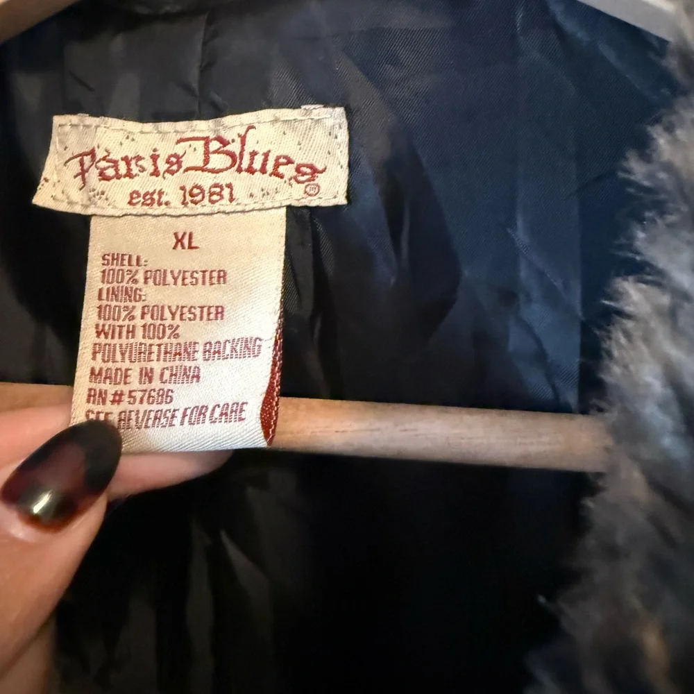 Vintage Faux Fur Leopard Coat - Taupe with Dark Spots - Picture 3 of 5